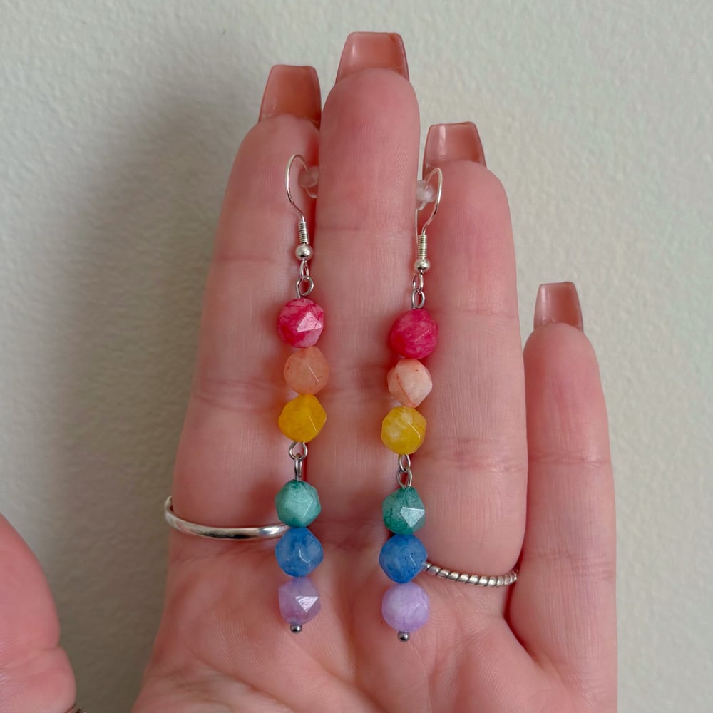 Image of pride earrings 