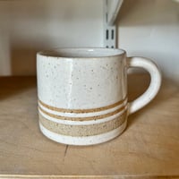 OLD LINEN mug, Short flecked
