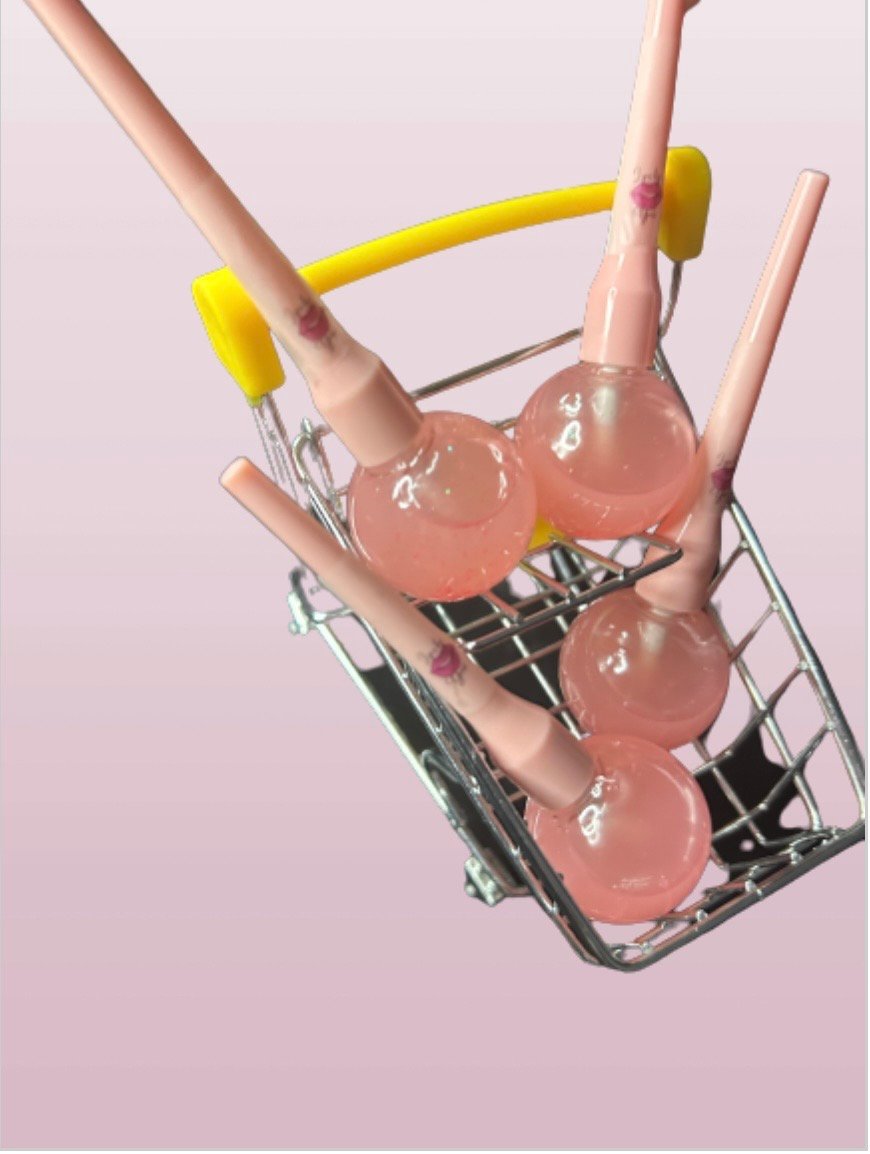 Image of Strawberry lollipop π