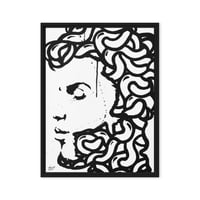 ‘PRINCE’ FRAMED CANVAS PRINT