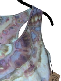 Image 6 of L Ladies Racerback Tank in Cool Agate Ice Dye