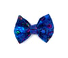 Purple Flower Bow Tie