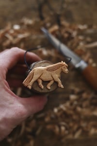 Image 1 of Stallion Horse Pendant 