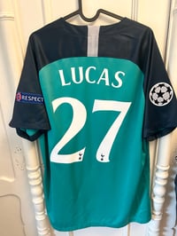 Image 5 of Tottenham Hotspur “LUCAS 27” 2018/19 Third Shirt + patches (XL)