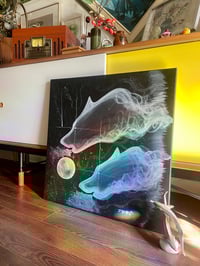 Image 2 of Large Spiritual Acrylic on Canvas