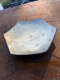 Image 2 of 9” Hexagonal dish with Skulls and Crossbones 