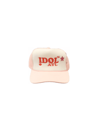 Logo Trucker v.1 (White/Pink) 
