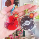 One Piece Tamagotchi Keychains