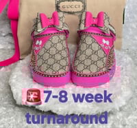 Image 1 of Pink Gorg girl CROCS ONLY