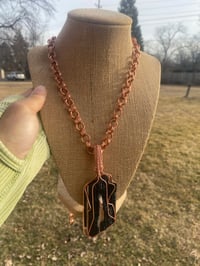 Image 4 of Custom Copper & Tourmaline Necklace for Dessean