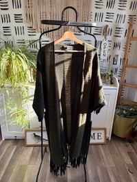 Image 1 of Green and black sweater  cardigan 