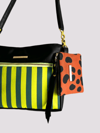 Image 10 of Green stripes crossbody