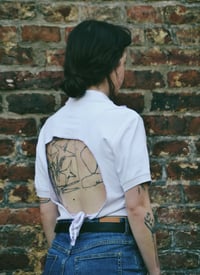 Image 1 of BACKLESS CAT CROPTOP 03