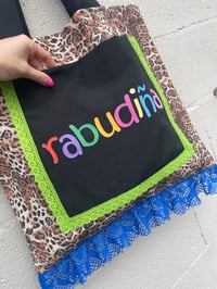 Image 3 of Bolsiña feita a man. Rabudiña leopardo. Deseño exclusivo!