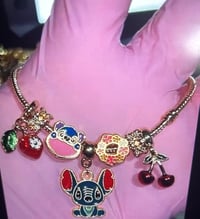 Custom Stitch Charm Bracelet