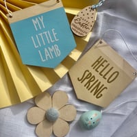 Image 11 of Easter Little Phrases Mini Pennant