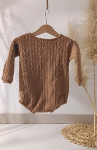 Image 3 of Photo prop | Boy bodysuit for photoshoot | Ari | camel | 12-15 months | 18-24 months