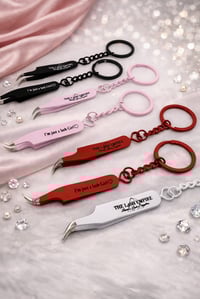 MINI Keychain Tweezers ❣️(FIBERTIP)