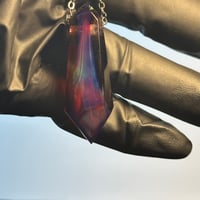 Image 7 of Crystal Pendant 1 - Amber Purple 