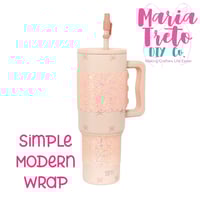 Image 1 of Simple Modern Wrap DIE1073