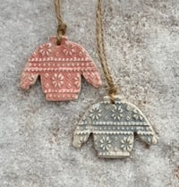 Image 11 of Ceramic Christmas Jumpers (set of 2)