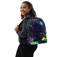 Image 1 of Neon Splatter Backpack