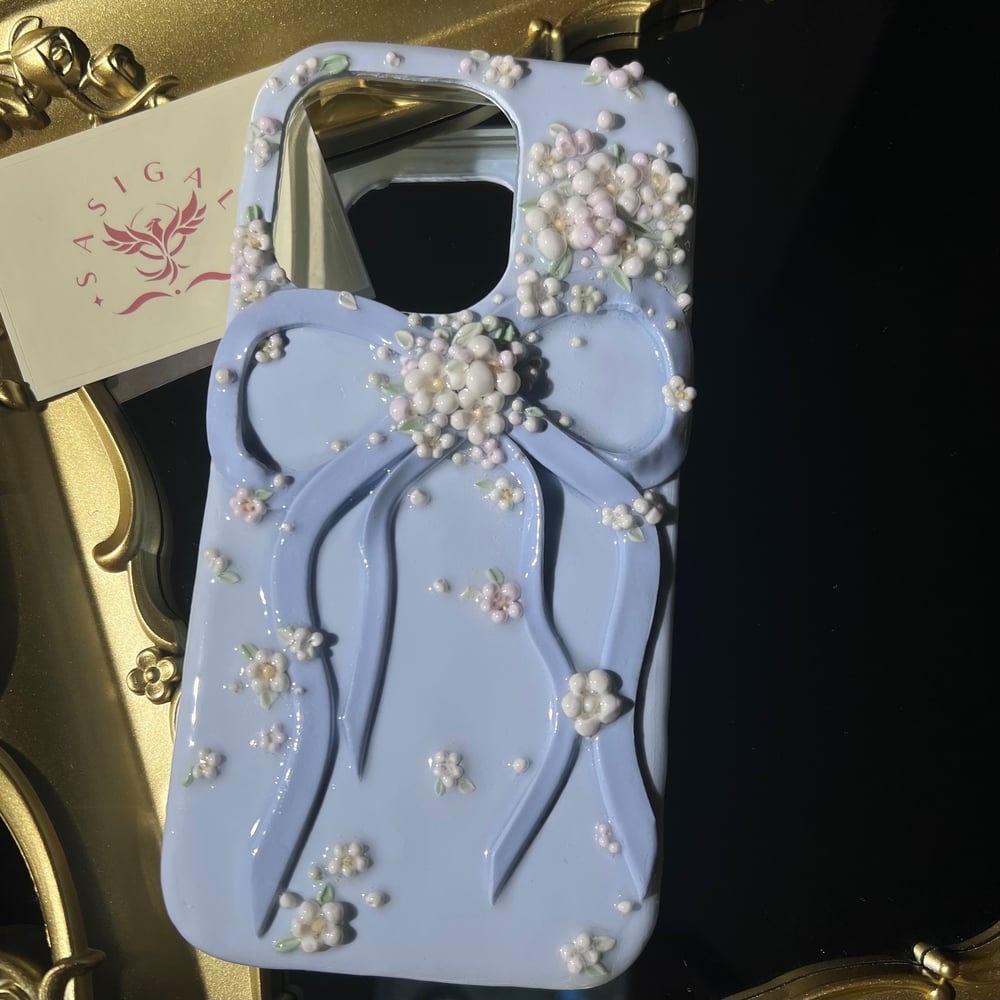 Image of BlossomBow Clay Phone Case For All Brand 