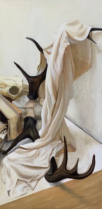 Image 2 of "All the Bones" original oil painting on canvas