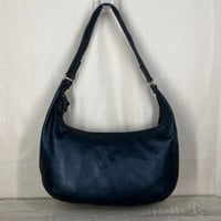 Image 3 of MADEWELL Elegant Piazza Black Leather Hobo Bag
