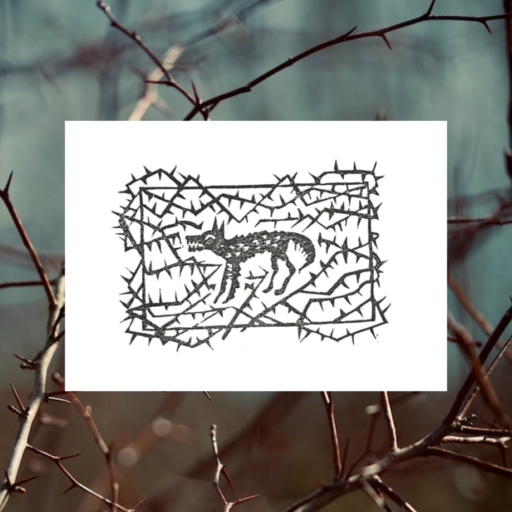 Wolf Linoprint 