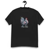 Image 2 of Unisex classic tee, Americana Rooster Patriotic Tee