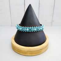 Image 2 of Teal Ombre Little Bling Bangle Bracelet