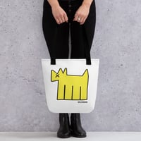 Classic Miloman Yellow Dog Tote Bag