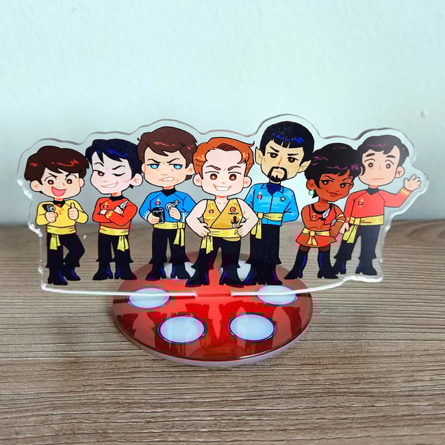 Spinning TOS/MIRROR Acrylic Stand