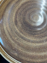 Image 3 of Large 24cm swirling browns plate