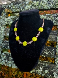 Image 4 of Green and Copper Necklace 