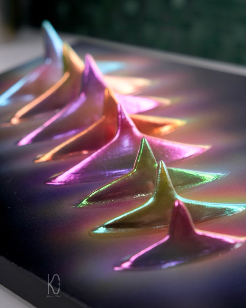 Image of STAR-LINKED ✧ Original 3D Mixed Media Painting