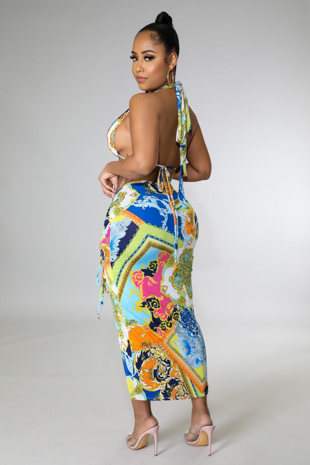 Image of GREECE ISLAND SKIRT SET