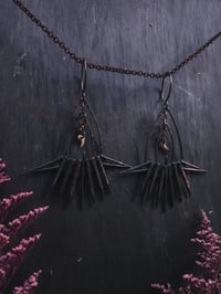 Image 4 of dark shrine hangers (can be earrings for non-sensitive ears)