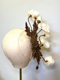 Image 4 of Cream and brown headpiece. SOLD