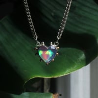 Custom Aurora Opal Necklace 
