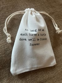 Image 7 of Movie inspired 2 Turtle Doves in Pouch