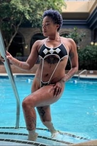 Image 2 of Black Love Ranger Monokini