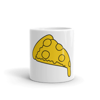 Image 1 of Gold Slice White Mug