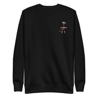 Image 3 of Fleece Crewneck - Red