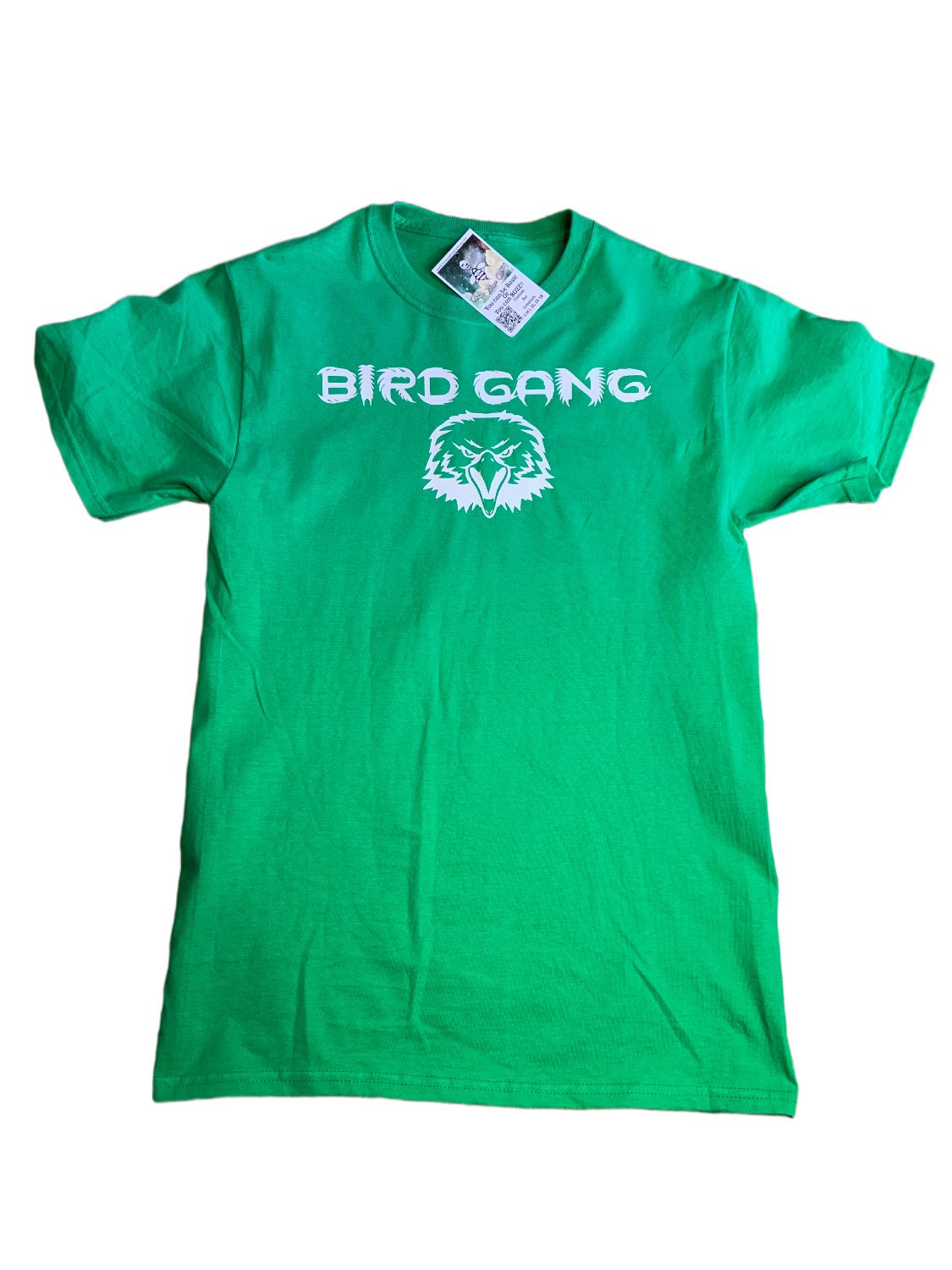 BirdGang Kelly Green t-shirt