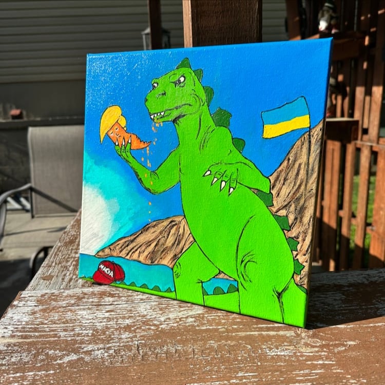 Godzilla VS MAGA Cheeto