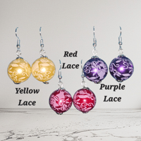 Image 1 of Bubblegum Dangle Earrings