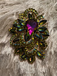 Large Green Flower Burst