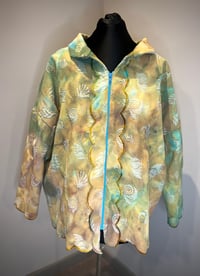 Image 1 of Scalloped Edge Zip-up